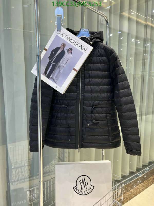 Moncler-Down jacket Women Code: MC5253 $: 139USD
