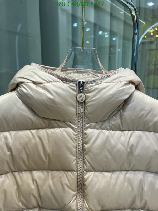 Moncler-Down jacket Women Code: MC5247 $: 189USD
