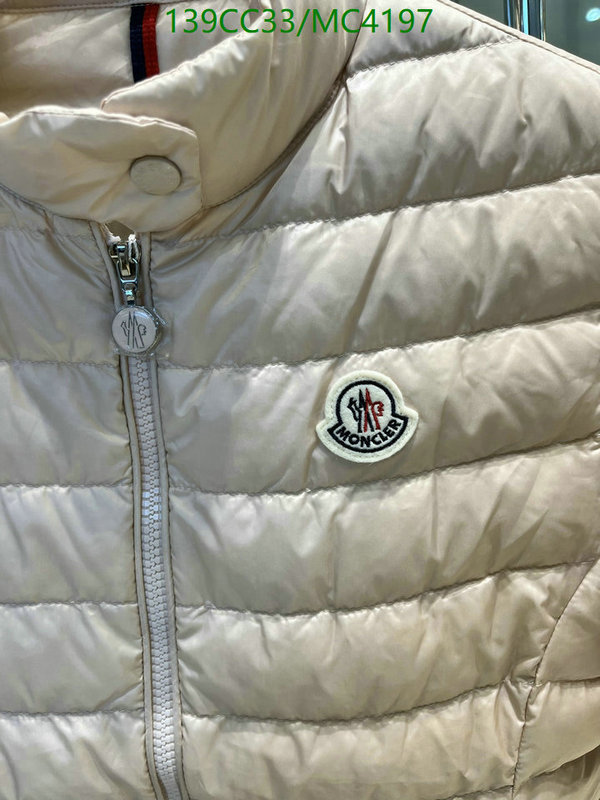 Moncler-Down jacket Women Code: MC4197 $: 139USD