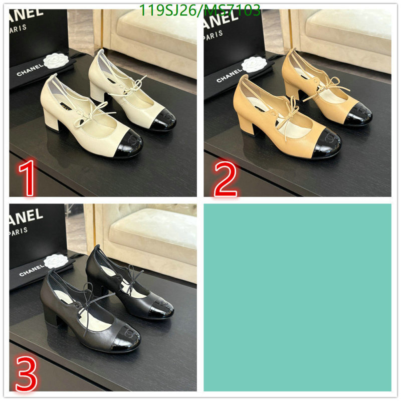 Chanel-Women Shoes Code: MS7103 $: 119USD