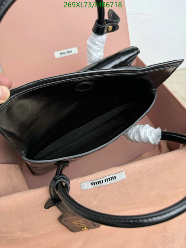 Miu Miu-Bag-Mirror Quality Code: MB6718 $: 269USD