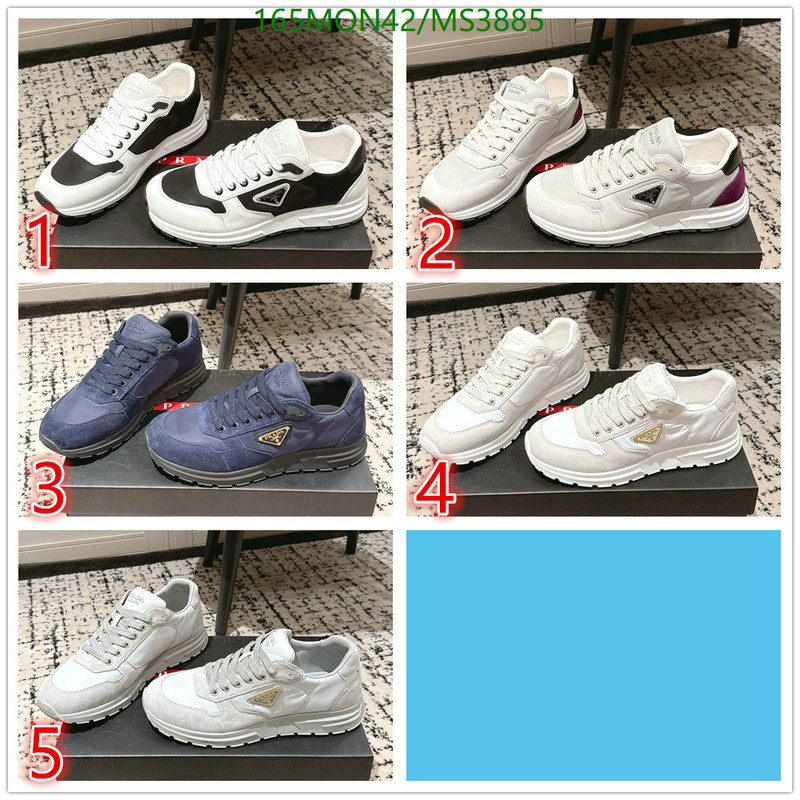 Prada-Men shoes Code: MS3885 $: 165USD