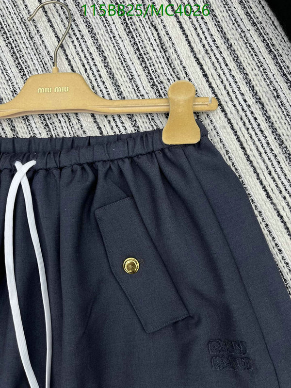 MIUMIU-Clothing Code: MC4026 $: 115USD