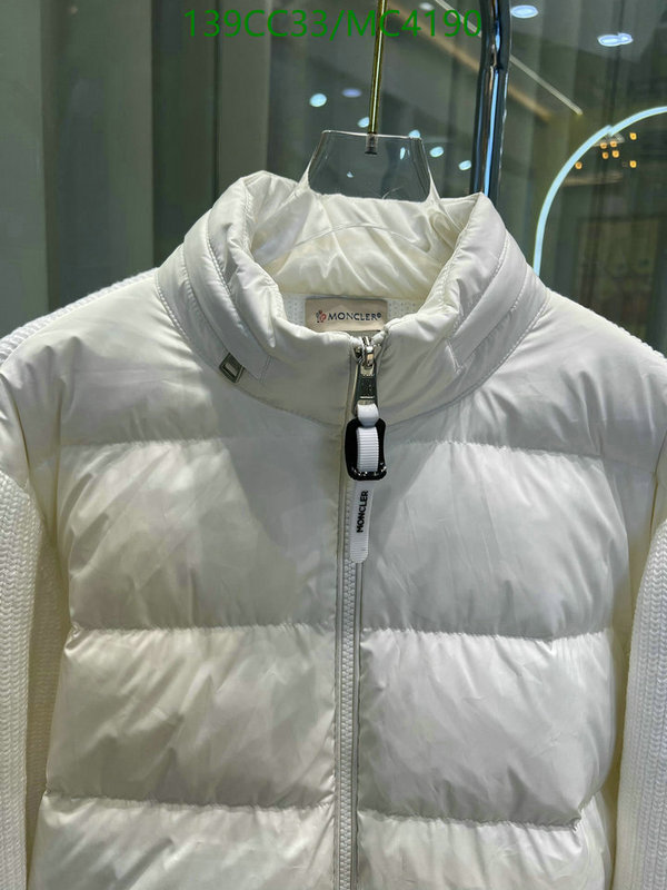Moncler-Down jacket Women Code: MC4190 $: 139USD