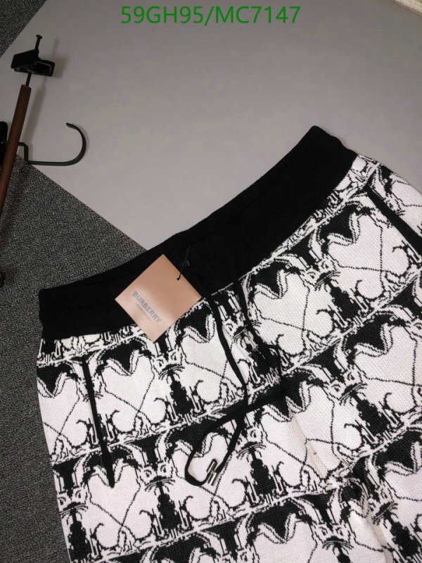 Burberry-Clothing Code: MC7147 $: 59USD