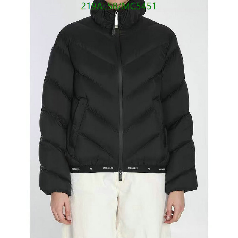 Moncler-Down jacket Women Code: MC5451 $: 219USD