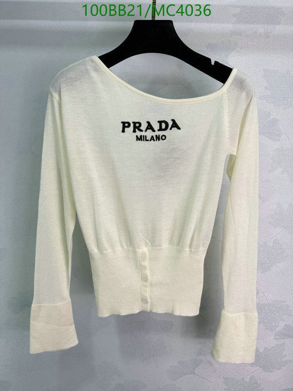 Prada-Clothing Code: MC4036 $: 100USD