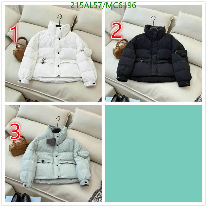 Prada-Down jacket Women Code: MC6196 $: 215USD