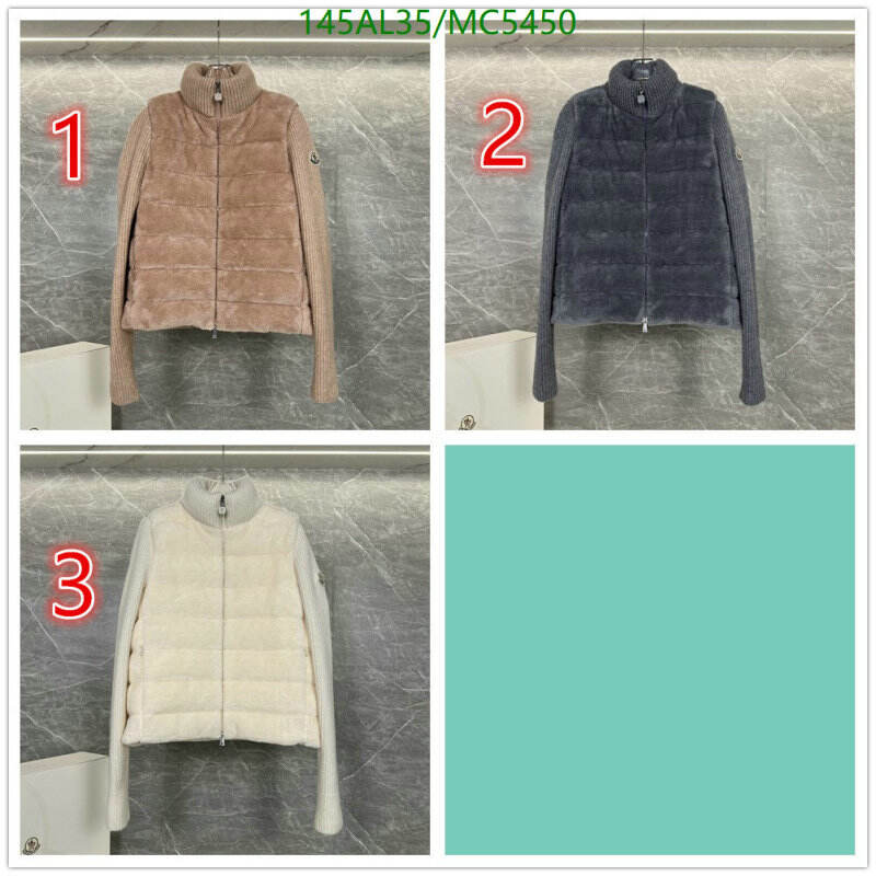 Moncler-Down jacket Women Code: MC5450 $: 145USD