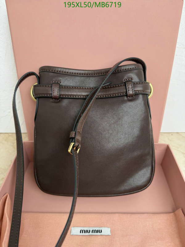Miu Miu-Bag-Mirror Quality Code: MB6719 $: 195USD