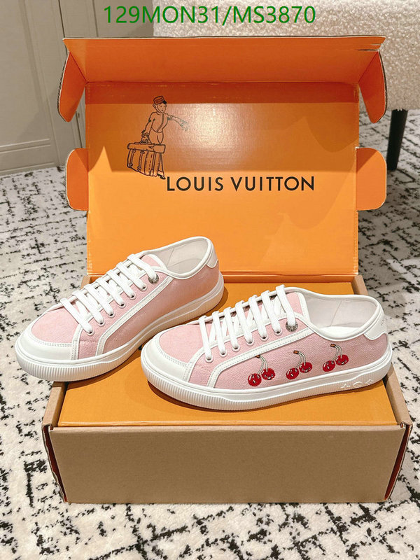 LV-Women Shoes Code: MS3870 $: 129USD
