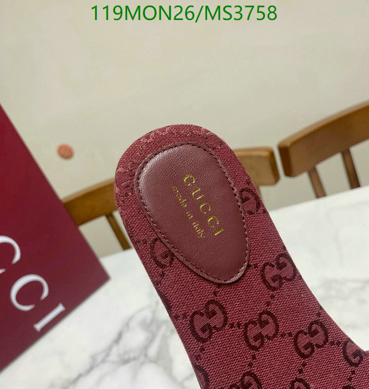 Gucci-Women Shoes Code: MS3758 $: 119USD