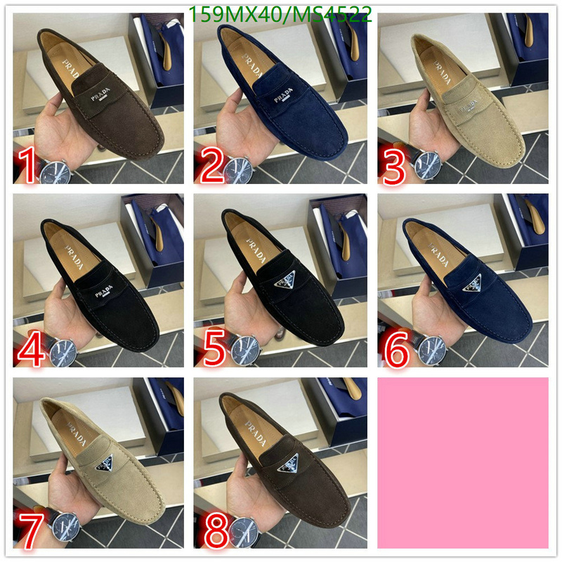 Prada-Men shoes Code: MS4522 $: 159USD