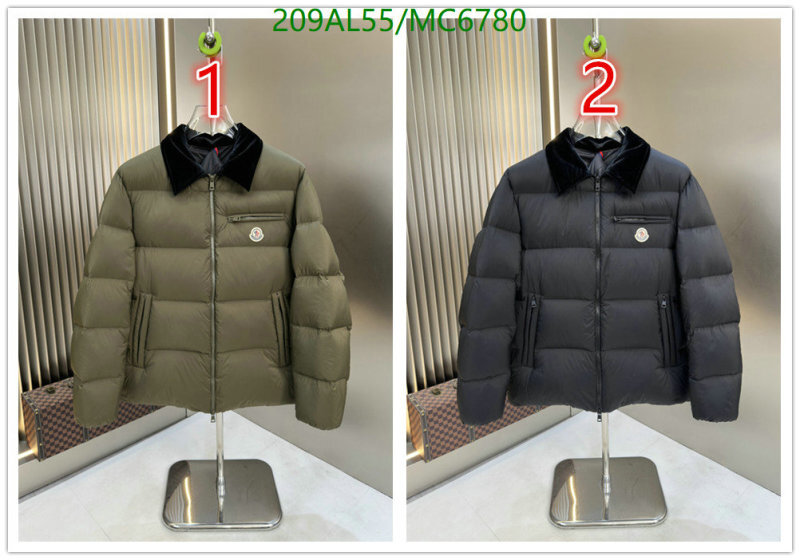 Moncler-Down jacket Men Code: MC6780 $: 209USD