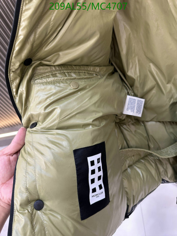 Moncler-Down jacket Men Code: MC4707 $: 209USD