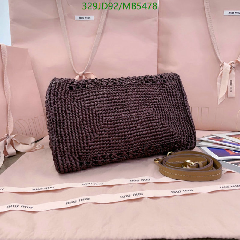 Miu Miu-Bag-Mirror Quality Code: MB5478 $: 329USD