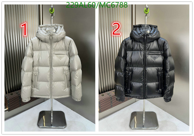 Prada-Down jacket Men Code: MC6788 $: 229USD