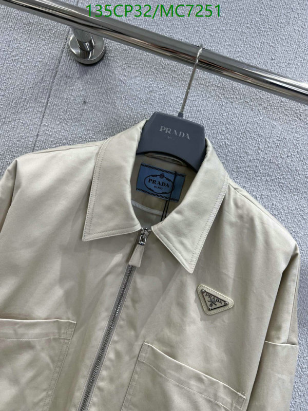 Prada-Clothing Code: MC7251 $: 135USD