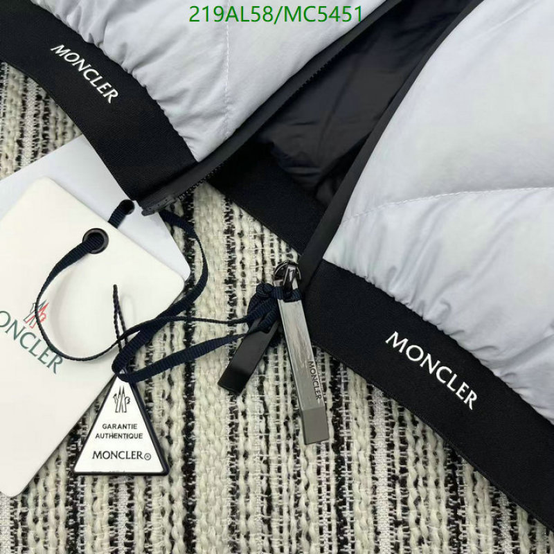 Moncler-Down jacket Women Code: MC5451 $: 219USD