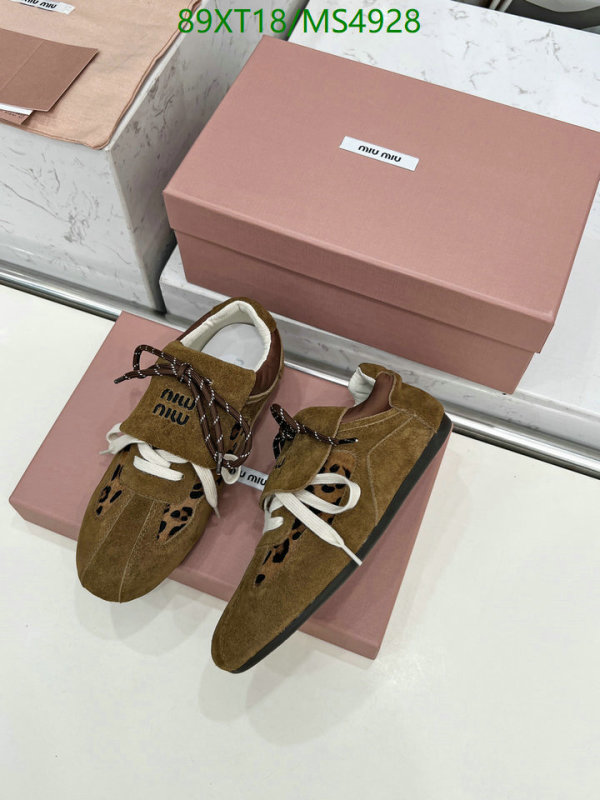 Miu Miu-Women Shoes Code: MS4928 $: 89USD