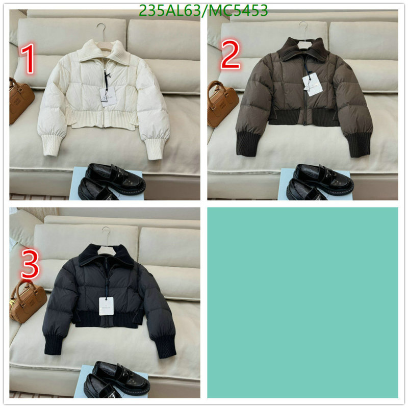 Moncler-Down jacket Women Code: MC5453 $: 235USD