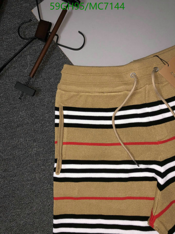 Burberry-Clothing Code: MC7144 $: 59USD