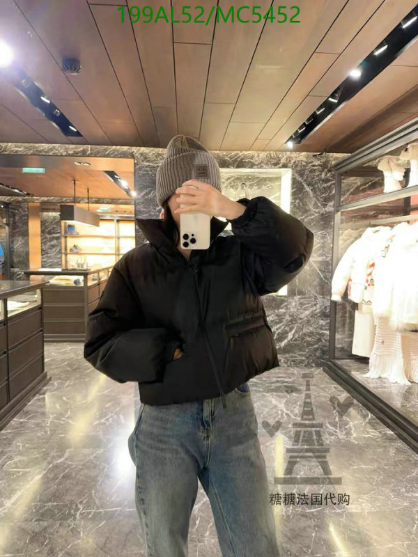Moncler-Down jacket Women Code: MC5452 $: 199USD