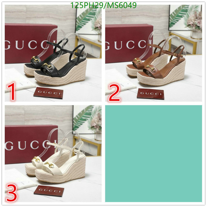Gucci-Women Shoes Code: MS6049 $: 125USD