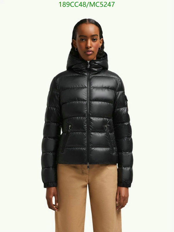 Moncler-Down jacket Women Code: MC5247 $: 189USD