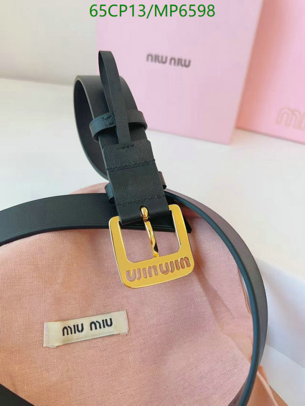 MIU MIU-Belts Code: MP6598 $: 65USD
