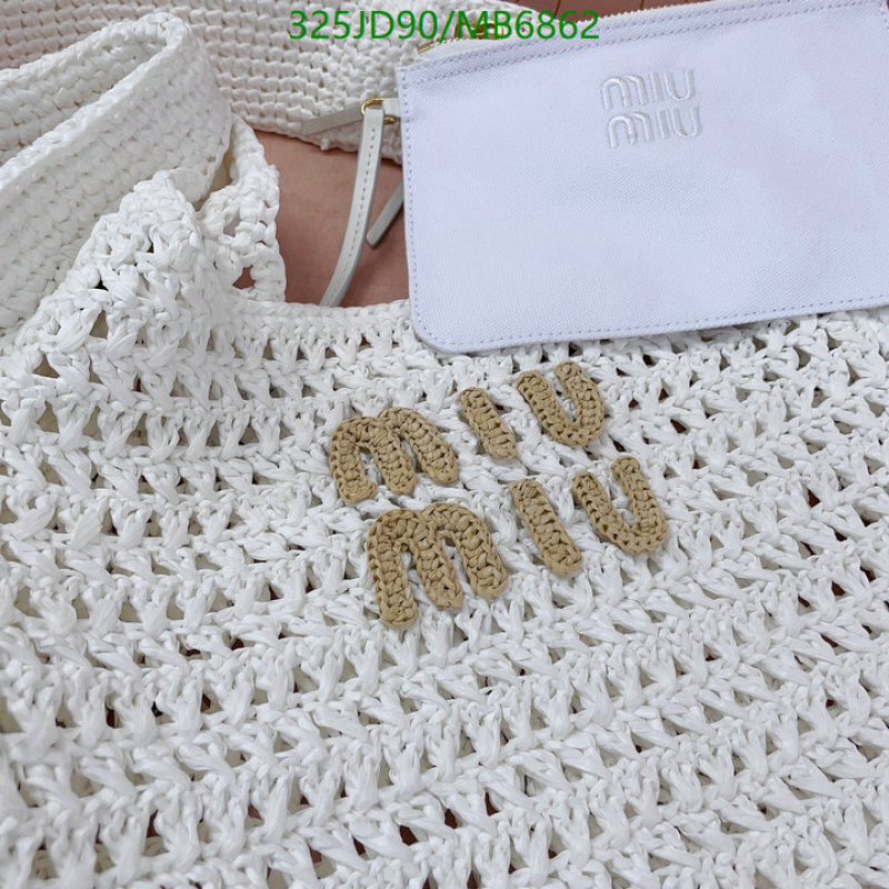 Miu Miu-Bag-Mirror Quality Code: MB6862 $: 325USD