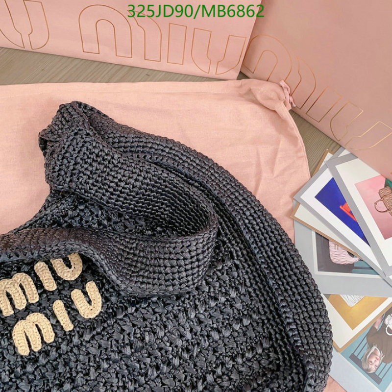 Miu Miu-Bag-Mirror Quality Code: MB6862 $: 325USD