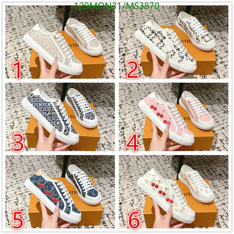 LV-Women Shoes Code: MS3870 $: 129USD