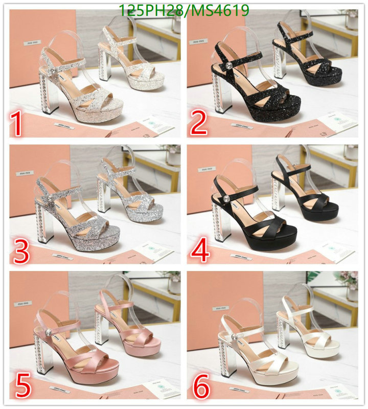 Miu Miu-Women Shoes Code: MS4619 $: 125USD