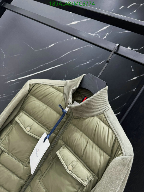 Moncler-Down jacket Men Code: MC6774 $: 189USD