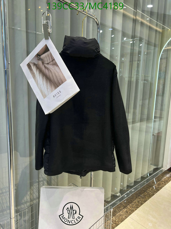 Moncler-Down jacket Women Code: MC4189 $: 139USD