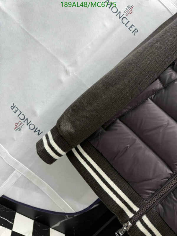 Moncler-Down jacket Men Code: MC6775 $: 189USD