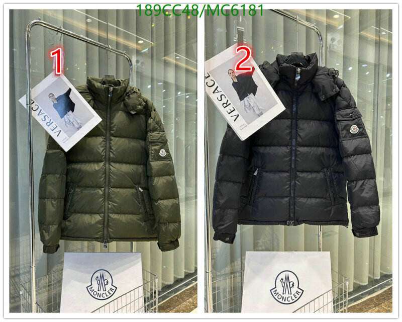 Moncler-Down jacket Men Code: MC6181 $: 189USD