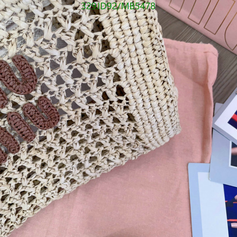 Miu Miu-Bag-Mirror Quality Code: MB5478 $: 329USD