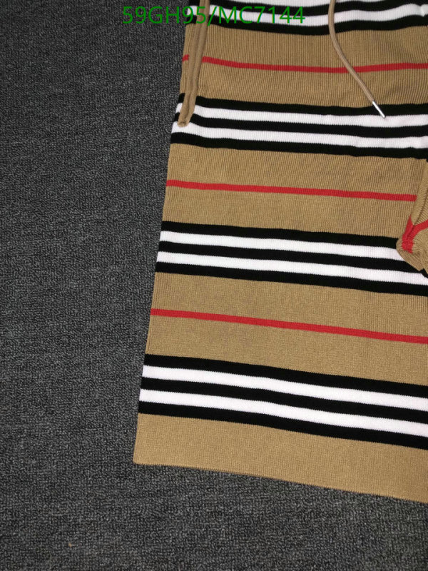 Burberry-Clothing Code: MC7144 $: 59USD