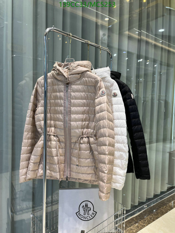 Moncler-Down jacket Women Code: MC5253 $: 139USD