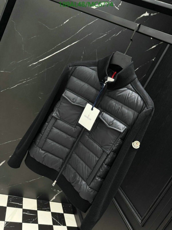 Moncler-Down jacket Men Code: MC6774 $: 189USD