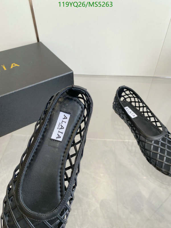 ALAIA-Women Shoes Code: MS5263 $: 119USD