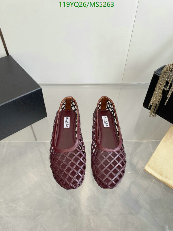 ALAIA-Women Shoes Code: MS5263 $: 119USD