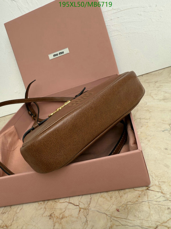 Miu Miu-Bag-Mirror Quality Code: MB6719 $: 195USD