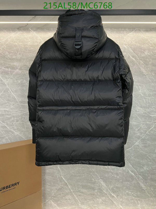 Burberry-Down jacket Men Code: MC6768 $: 215USD