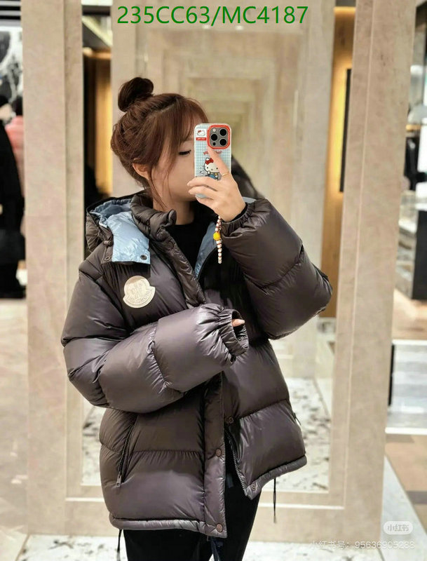 Moncler-Down jacket Women Code: MC4187 $: 235USD