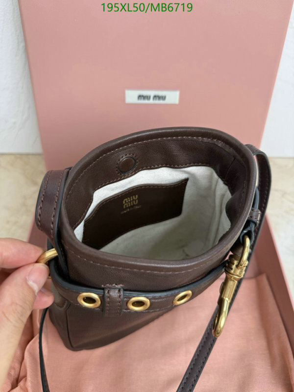Miu Miu-Bag-Mirror Quality Code: MB6719 $: 195USD