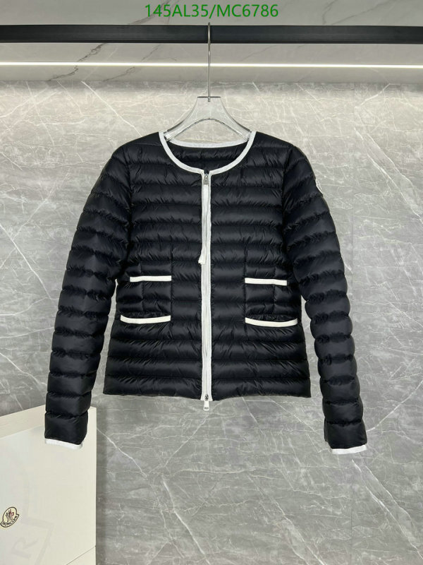 Moncler-Down jacket Women Code: MC6786 $: 145USD