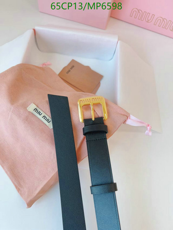 MIU MIU-Belts Code: MP6598 $: 65USD